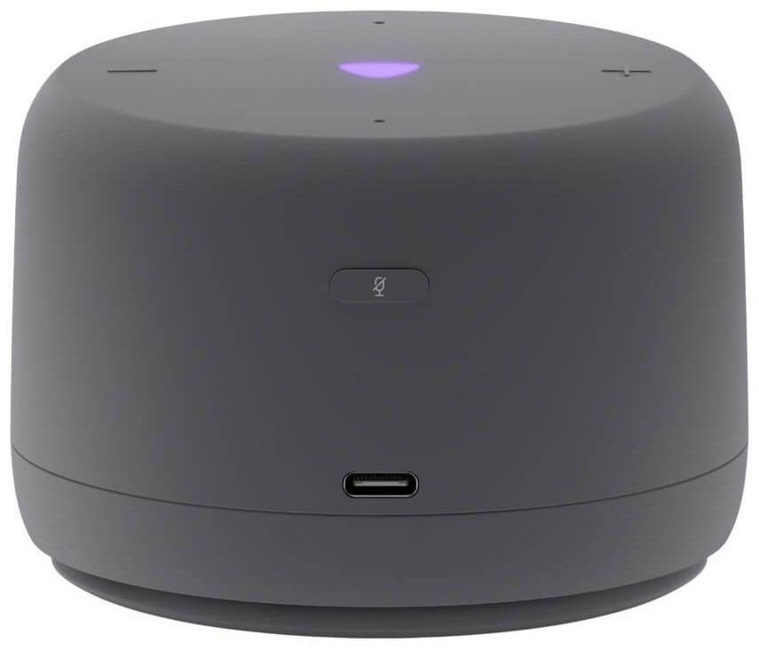 Умная колонка Яндекс Станция Лайт 2 без часов серый YNDX-00028GRY